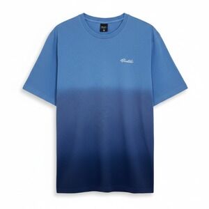 Primitive T-Shirt Ombre Dip Dye Blue Large